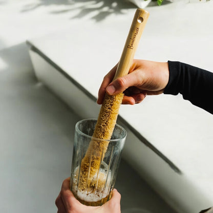 Large Bamboo Bottle Cleaning Brush