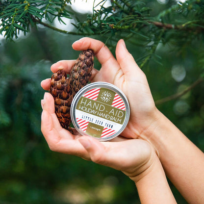 Little Seed Farm Holiday Hand-Aid Tin