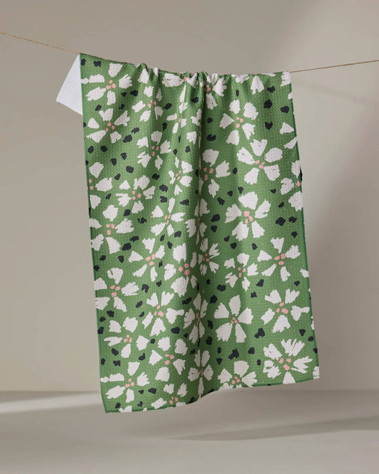 Geometry Aster Tea Towel