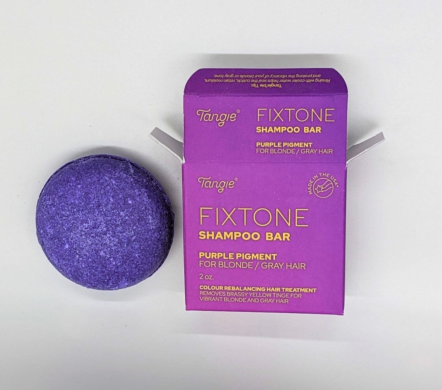 Tangie Purple Fixtone Shampoo Bar