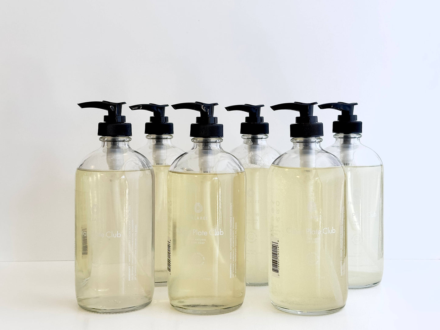 Fillaree Dish Soap - Glass Pump Bottle