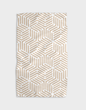 Geometry Stacked Cubes Kitchen Tea Towel