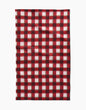 Geometry Jingle Plaid Tea Towel