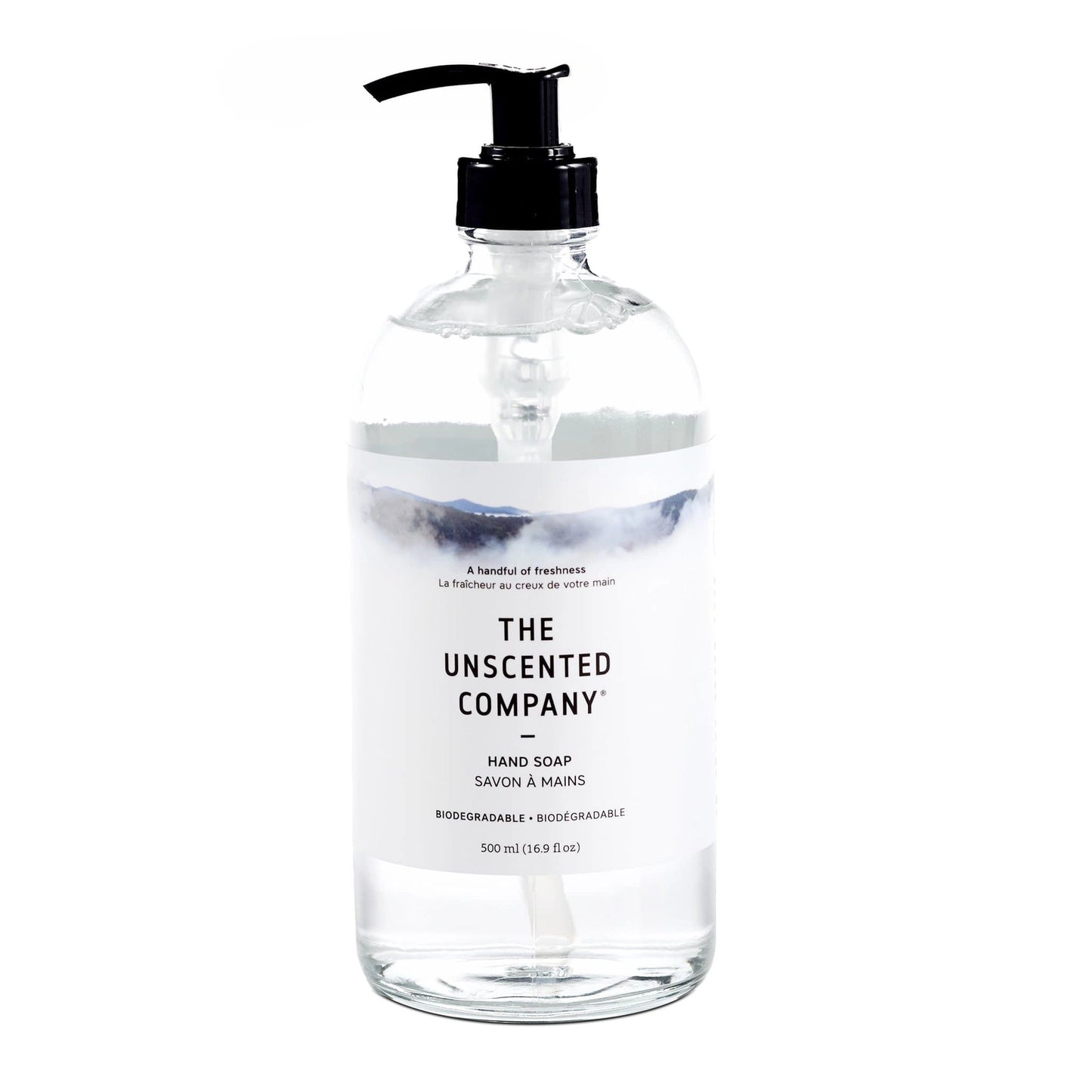 Unscented Hand Soap - Glass Bottle