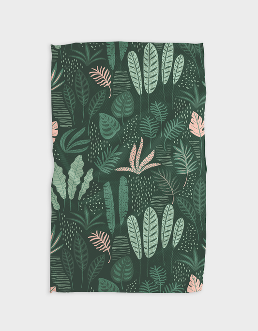 Geometry Forest Floor Kitchen Tea Towel