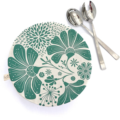 Halo Dish & Bowl Cover Large | Retrobloom Print