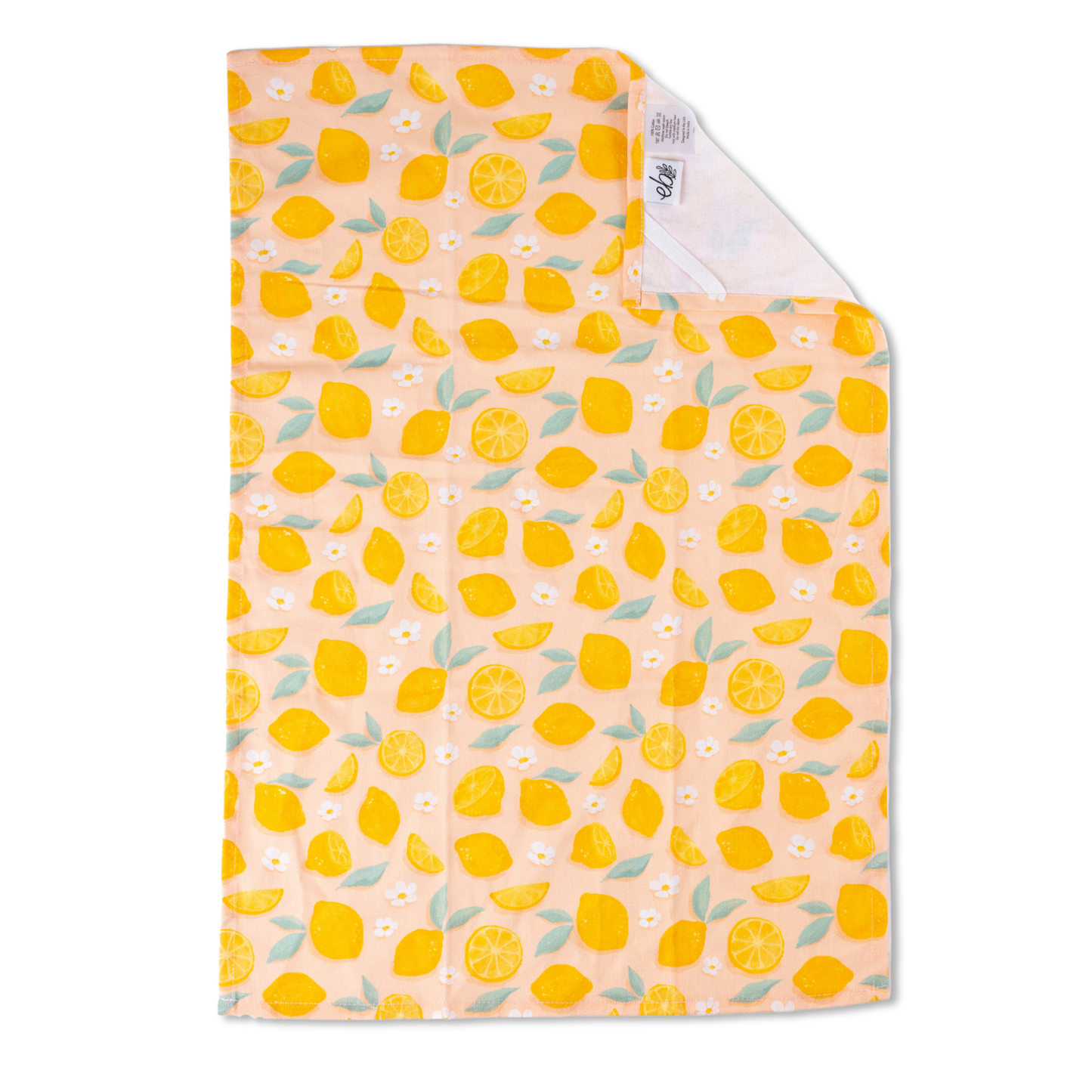 Painted Lemons Tea Towels - Pack of 2
