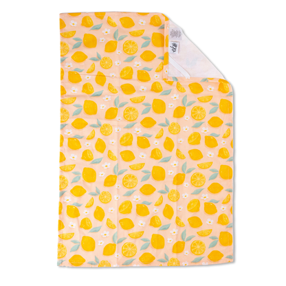 Painted Lemons Tea Towels - Pack of 2