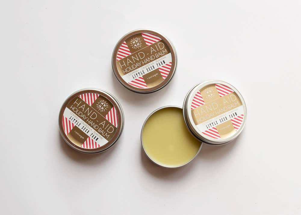 Little Seed Farm Holiday Hand-Aid Tin