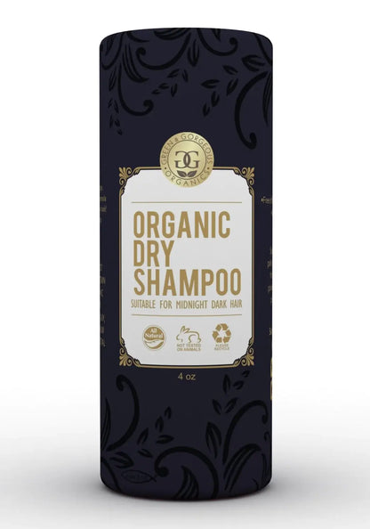 Organic Natural Dry Shampoo Powder for DARK HAIR: Grapefruit - 4oz