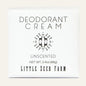 Little Seed Farm Deodorant Cream