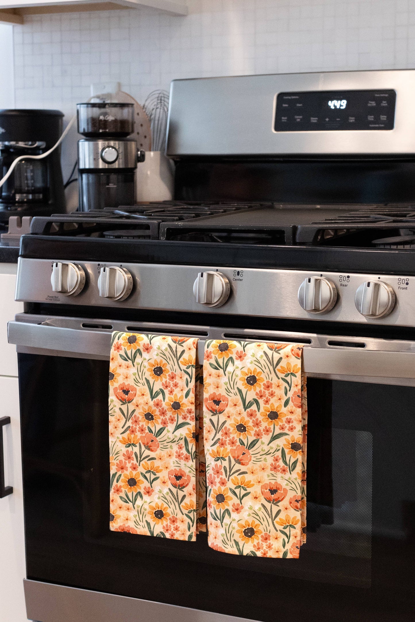 Sunny Poppies Tea Towels - Pack of 2