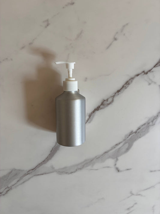 12 oz. Aluminum Pump Bottle (2.2 oz Tare)