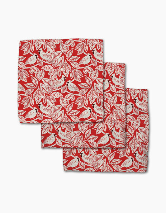 Geometry Cardinal Canopy Dishcloth Set