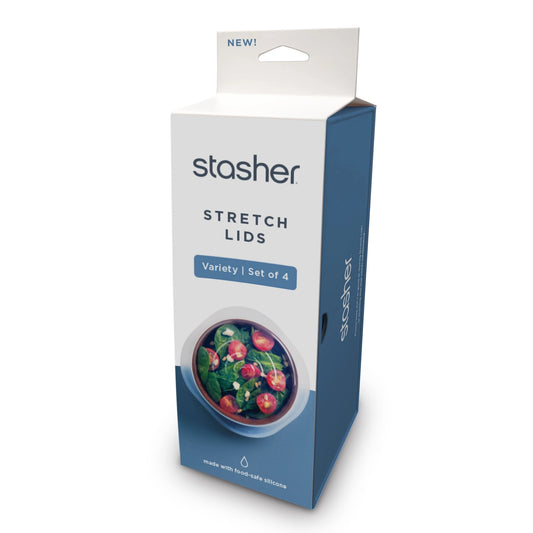 Stasher Stretch Lids Variety 4-Pack