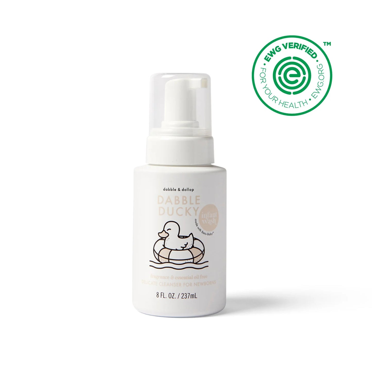 Dabble & Dollop All-Natural Fragrance Free Infant Wash