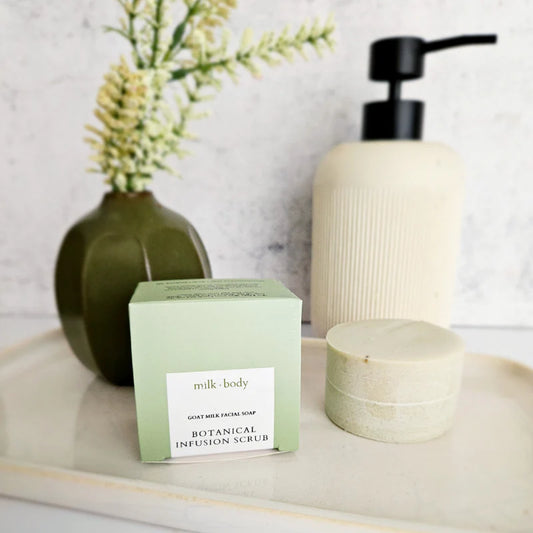 Milk + Body Facial Soap - Botanical Infusion Scrub