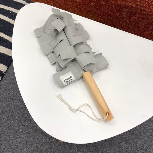 Organic Cotton Fleece Washable Dusters (Cloud Grey)